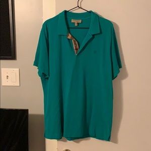 Burberry Teal Polo